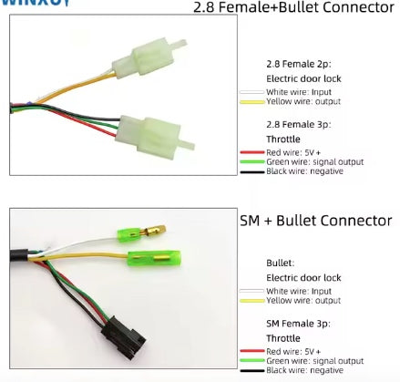 Throttle With Key+Battery display