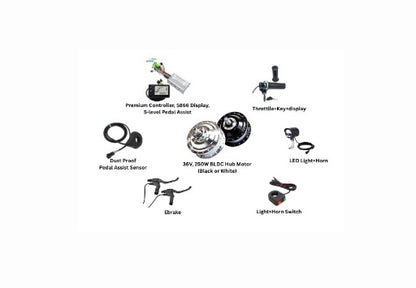 PREMIUM: ELECTRIC BICYCLE CONVERSION KIT2