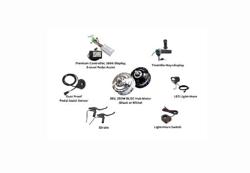 PREMIUM: ELECTRIC BICYCLE CONVERSION KIT2
