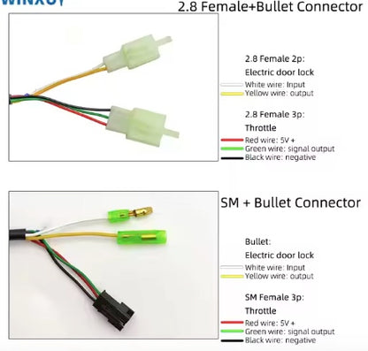 Throttle With Key+Battery display